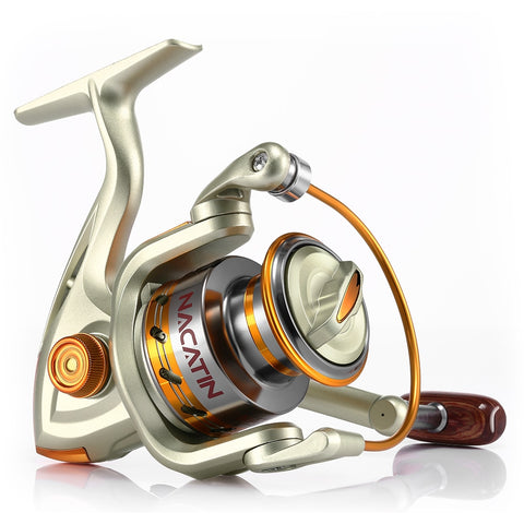 Nacatin NA1000-7000 12BB 5.2:1 Metal Spinning Fishing Reel Fly Wheel For Fresh/Salt Water Sea Fishing Spinning Reel Carp Fishing