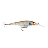 1PCS colorful Stripe pattern 11cm 10.5g Hard Bait Minnow streak Fishing lures Bass Fresh water hook diving perch wobbler fish
