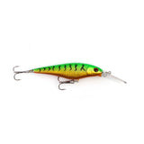1PCS colorful Stripe pattern 11cm 10.5g Hard Bait Minnow streak Fishing lures Bass Fresh water hook diving perch wobbler fish