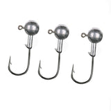 5Pcs/Lot 2g/3.5g/5g/7g/14g/25g/28g crank Jig head hook fishing hook lead head Jig lure hard bait soft worm jig hook for fishing