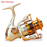 Nacatin NA1000-7000 12BB 5.2:1 Metal Spinning Fishing Reel Fly Wheel For Fresh/Salt Water Sea Fishing Spinning Reel Carp Fishing