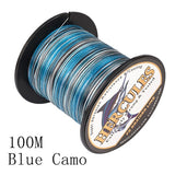 Hercules 4 Strands High Quality Braided Line 100M 300M 500M 1000M 1500M 2000M PE Fishing Line Saltwater Weave Fishing Cord Pesca
