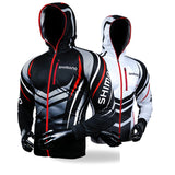 Fishing Clothing Hooded Men Jacket Quick-Drying Coat Fishing Shirt For Hiking Cycling Fishing Clothes Pesca Outdoor Sports