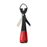 SAMSFX Fishing Quick Knot Tool Fast Tie Nail Knotter Fly Tying Line Cutter Clipper Nipper w/ Zinger Retractor Tackle Accessories