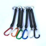2Pcs/lot Fishing Lanyards Boating Ropes Retention String Fishing Rope Camping Carabiner Secure Lock Fishing Tackle Accessories