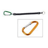 2Pcs/lot Fishing Lanyards Boating Ropes Retention String Fishing Rope Camping Carabiner Secure Lock Fishing Tackle Accessories