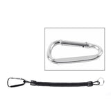 2Pcs/lot Fishing Lanyards Boating Ropes Retention String Fishing Rope Camping Carabiner Secure Lock Fishing Tackle Accessories