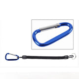 2Pcs/lot Fishing Lanyards Boating Ropes Retention String Fishing Rope Camping Carabiner Secure Lock Fishing Tackle Accessories