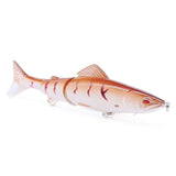 1pcs Minnow Fishing Lure 130mm 18.5g Multi Jointed Sections Crankbait Artificial Hard Bait Bass Trolling Pike Carp Fishing Tools