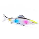 1pcs Minnow Fishing Lure 130mm 18.5g Multi Jointed Sections Crankbait Artificial Hard Bait Bass Trolling Pike Carp Fishing Tools