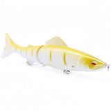 1pcs Minnow Fishing Lure 130mm 18.5g Multi Jointed Sections Crankbait Artificial Hard Bait Bass Trolling Pike Carp Fishing Tools