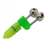 1pc or 5pcs LED Fishing Rod Bite Alarm Bells Ring Fishing Lures Accessory Red Light Alerter Outdoor Fish Tool