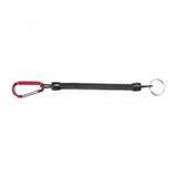 Vertvie 1pc Fishing Lanyards Boating Ropes lures fishing gear with Camping Carabiner Secure Lock Fishing Tools Accessories