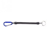 Vertvie 1pc Fishing Lanyards Boating Ropes lures fishing gear with Camping Carabiner Secure Lock Fishing Tools Accessories