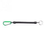 Vertvie 1pc Fishing Lanyards Boating Ropes lures fishing gear with Camping Carabiner Secure Lock Fishing Tools Accessories